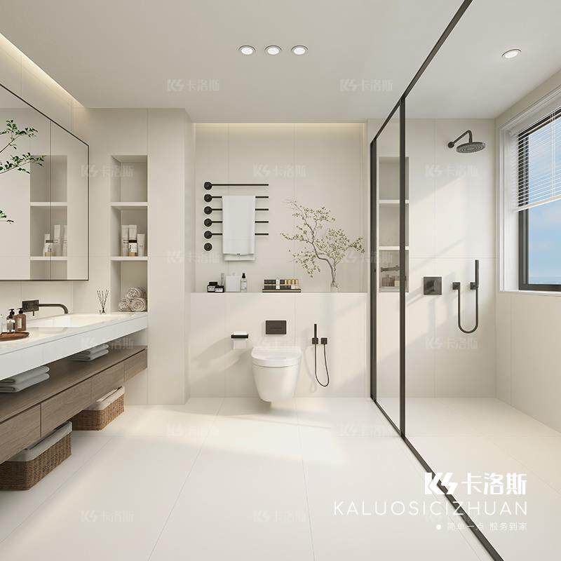 55°超白坯天鹅绒柔光瓷砖600X1200客厅地砖化妆室厨房壁砖防滑砖