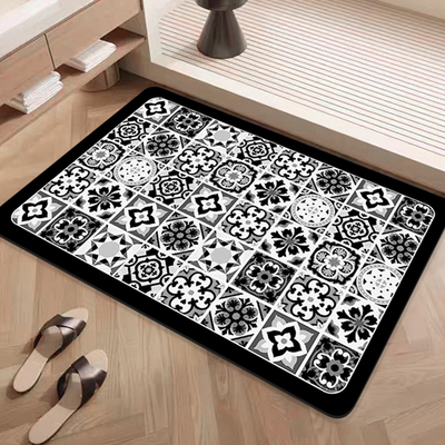 卫生间防滑地毯高级感厕所门口硅藻泥强吸水速干脚垫定制浴室地垫