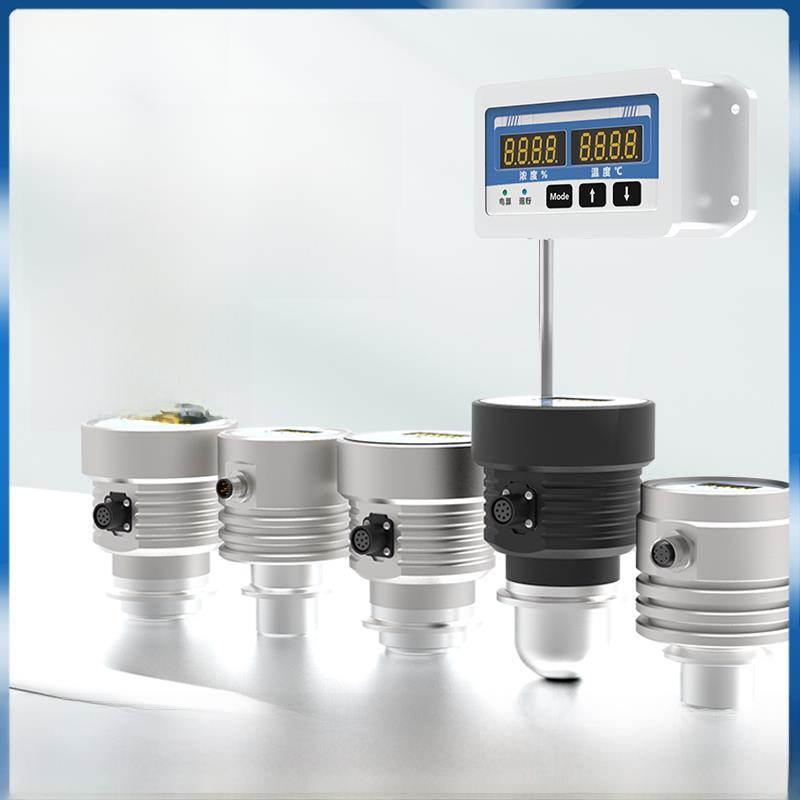 在线液体浓度计分析仪检测仪折光仪折射率仪溶液浓度传感器测量仪