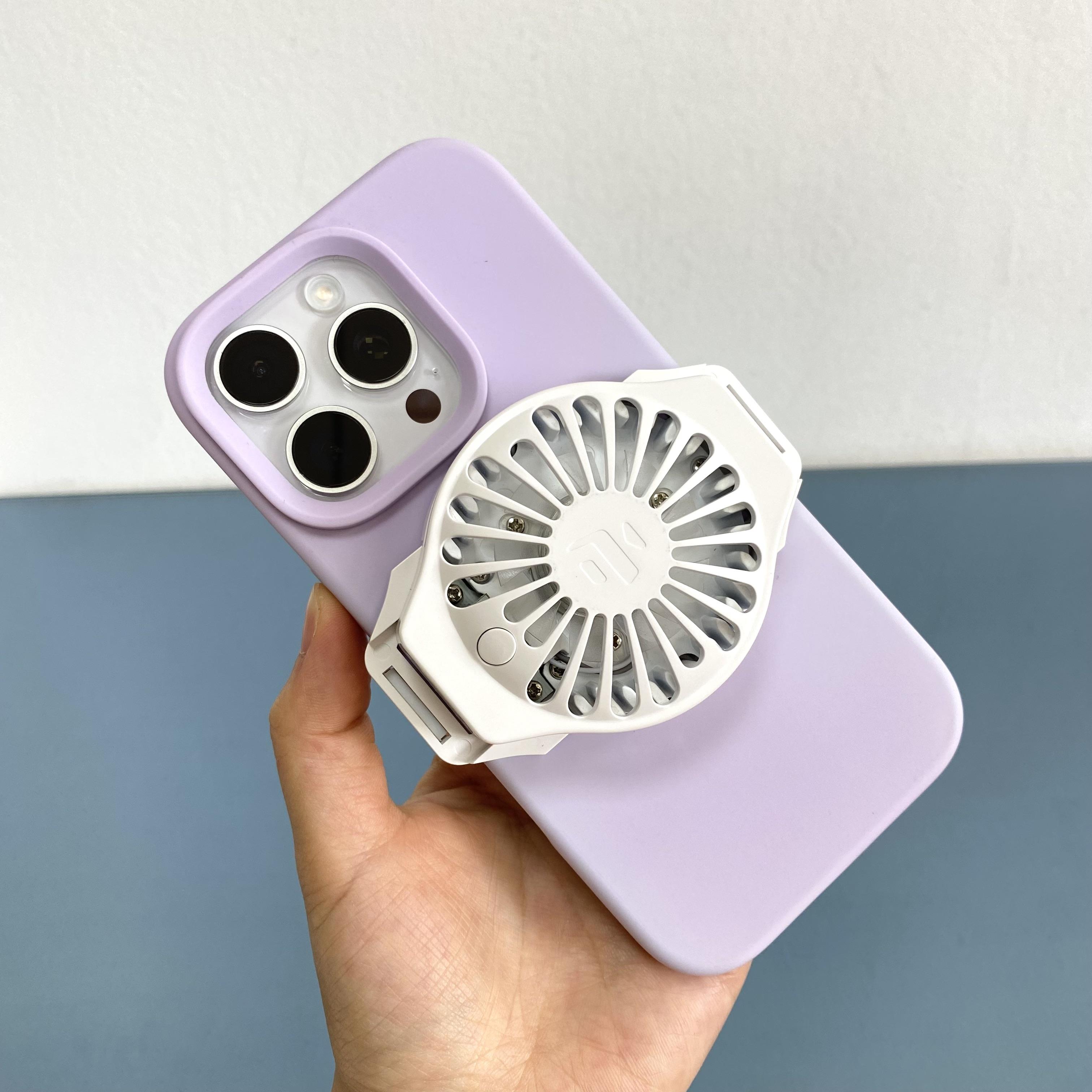 嘎嘎冻人！老美单！制冷半导体手机散热器无线 线充电手机背夹玩