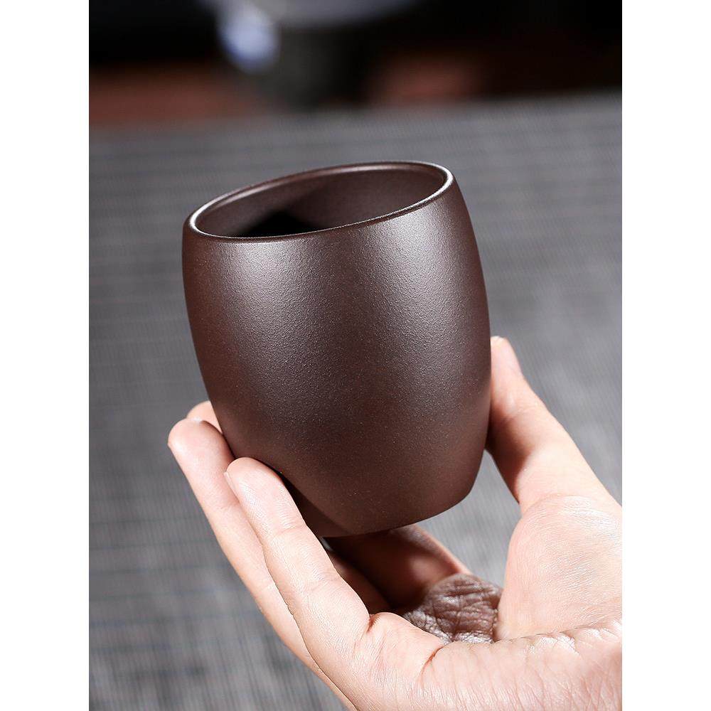 宜兴紫砂茶杯大号主人杯水杯纯手工功夫茶具紫泥单杯品茗杯紫砂杯,餐饮具,茶杯,淘宝优惠券,粉丝福利购,淘宝优惠卷