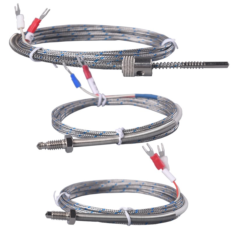 K型热电偶海天注塑机感温线卡扣式M6M8螺钉式高精度耐高温高品质