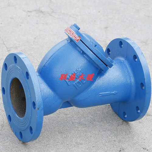 法兰过滤器Y型过滤器铸铁法兰过滤器GL41H-16 DN50 65 80 100 150