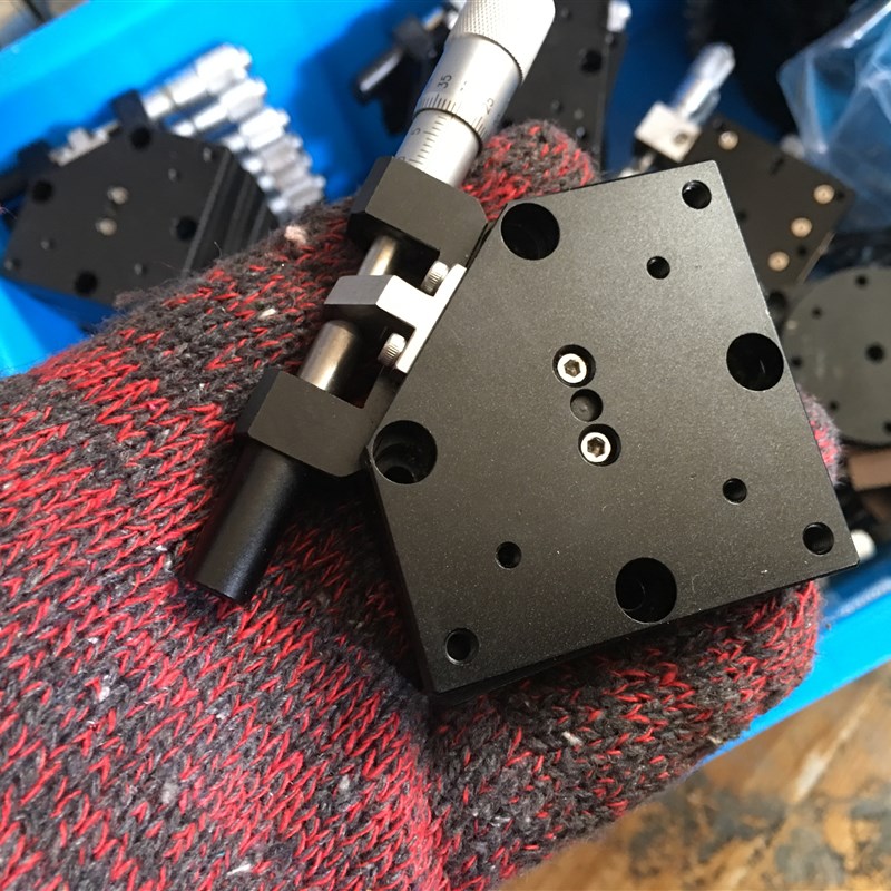 HUAVE R12-60 R轴角位移旋转微调平台手调滑台同米思米RTSS60