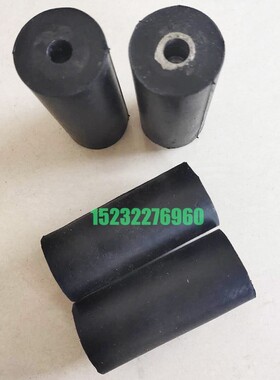 卡簧联轴器水泵连接胶棒圆柱形钢芯包橡胶连接缓冲柱销外径30