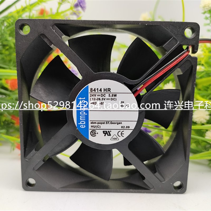 全新 EBM PAPST TYP 8414NHR/NGH/NML/NH/HR/GH N 8025 24V 风扇