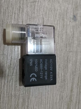110V AC电磁阀线圈AC110V 4.5VA Voitage range:AC99V-121V  IP65