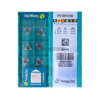 韩国特固克 Taegutec数控刀片 TPMT110304-FG CT3000 加工钢件