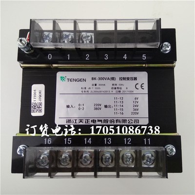 BK-300VA浙江天正电气控制变压器380V220V变220V36V24V12V6V现货