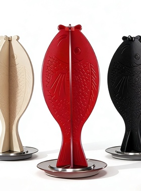 双立人德国Olymp奥林配套旋转锦鲤磁吸单刀架可放中片刀多用刀具