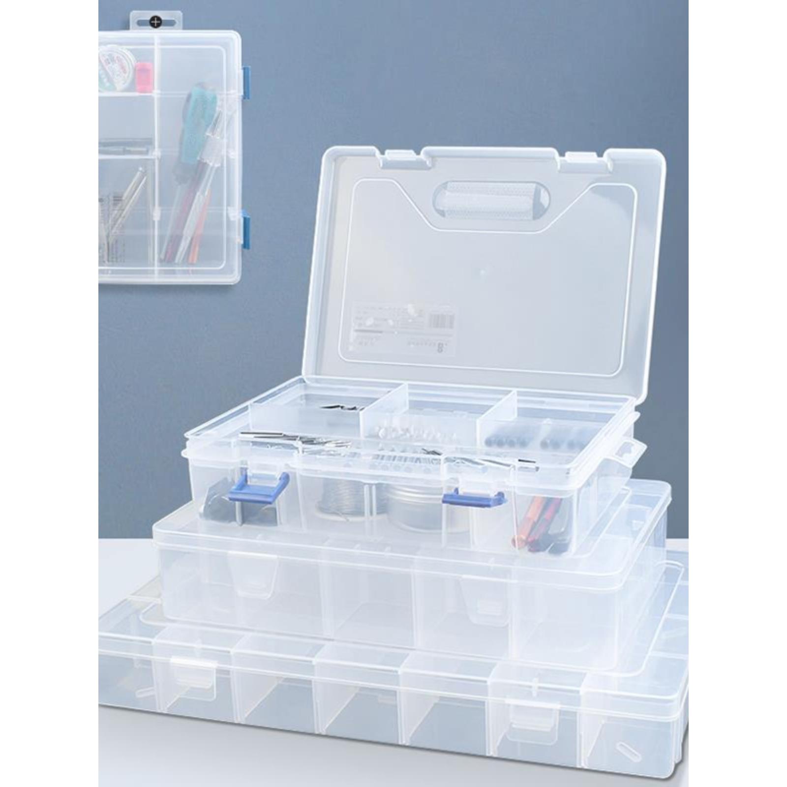 盒子金相试样模型10格实用发卡兼容乐高收纳多层分隔物品积木