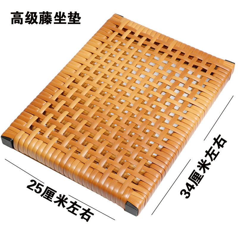 夏天坐垫服装厂员工网格透气木框座垫椅垫学生凳子夏季散热屁股垫