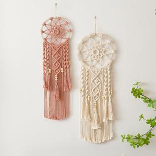 外贸新款 波西米亚捕梦网 手工编织挂毯客厅卧室儿童房背景墙装饰