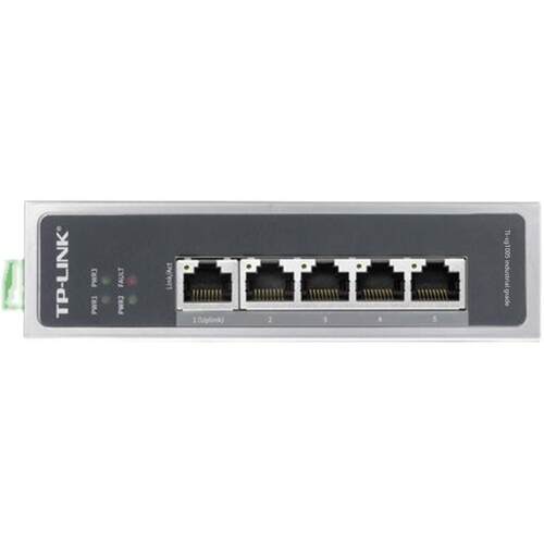 TP-LINK TL-SG1005工业级交换机千兆5口即插即用铝合金外壳导轨式