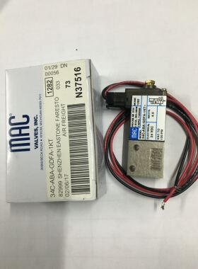 现货MAC高频电磁阀34C-ABA-GDFA-1KT全新原装DC24当天发货