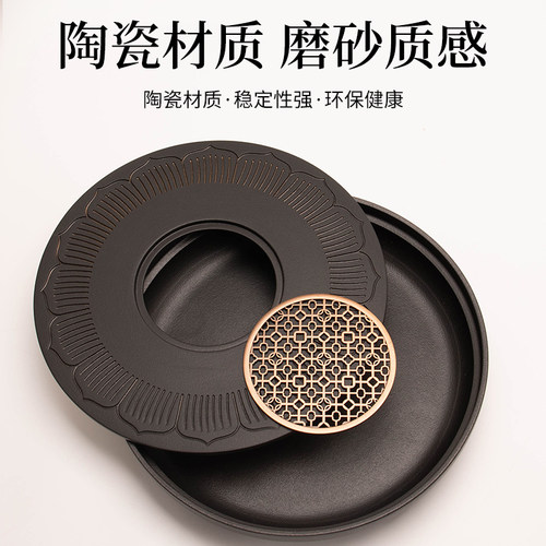欧式轻奢托盘长方形n茶盘家用放茶杯水壶创意收纳沥水功夫茶具盘