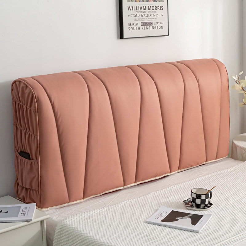 科技布夹棉绗缝床头n罩套布艺皮床防撞防抓木板沙发软包床头保护,居家布艺,床头罩,淘宝优惠券,粉丝福利购,淘宝优惠卷