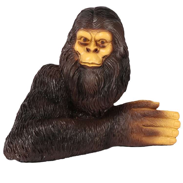 Bigfoot The Bashful Yeti Tree Statue大脚怪3D树脂挂件树木挂件