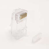 康普安普AMP六类6A网络水晶头8芯非屏蔽网线接头2件套6 2843007