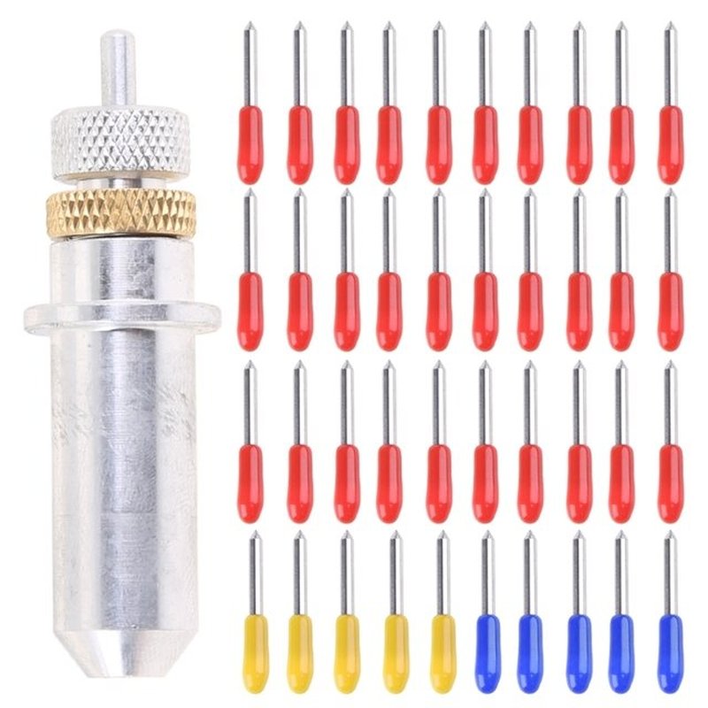 现货41 Pcs 0/45/ 60 Degree Viyl Cutter Pler Blades + Blade