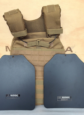 负重背心钢板维京战术户外运动健身体能训练511跑步引体20公斤