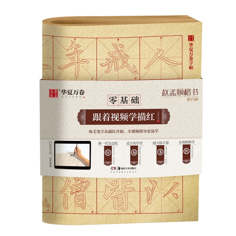 赵孟頫楷书胆巴碑成人初学者毛笔练字帖学生入门描红练习教程字帖