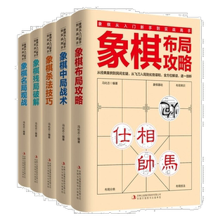 全5册 象棋实战高手 残局破解杀法技巧中局战术布局攻略名局观战