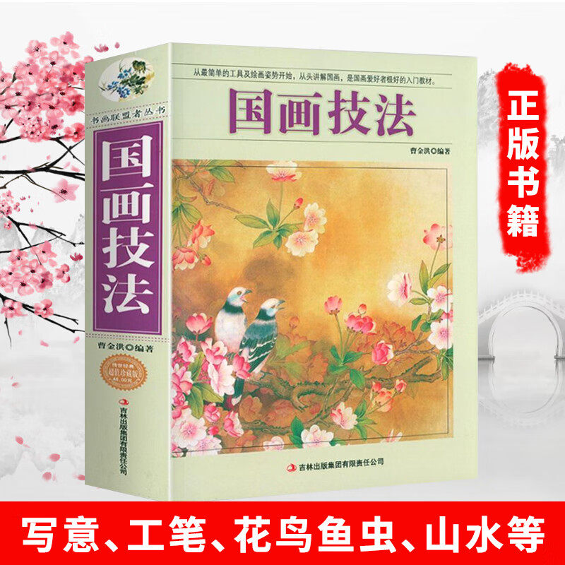 国画技法 国画书籍国画入门绘画技法山水画人物梅花工笔画零基础
