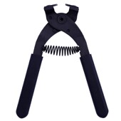 黑色无声菱斩钳齿面4mm 4齿菱斩手工打孔器材料皮革打孔工具 2齿