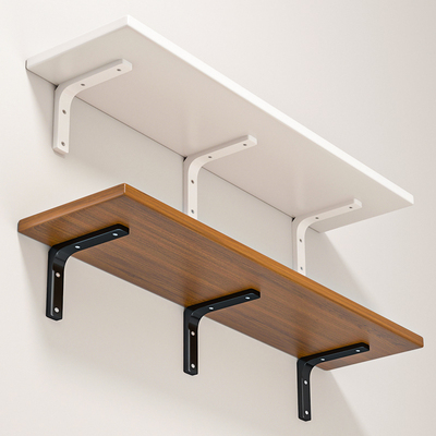 墙上置物架墙壁托架挂墙隔板支架墙面壁挂分层板悬空书架木板架子