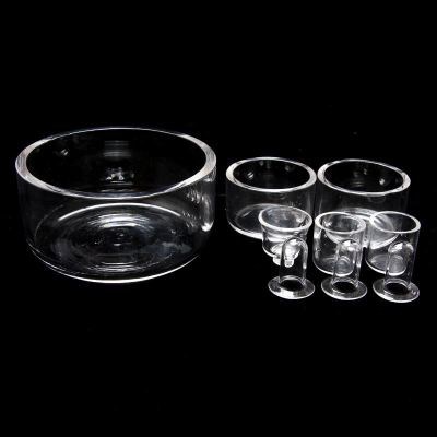 石英玻璃管实验用坩埚烧杯试管石英舟石英制品反应器订做