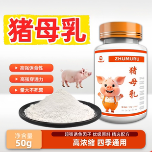 高浓度猪母乳粉钓鱼小药黑坑野钓专攻鲫鱼罗非诱鱼开口饵料添加剂