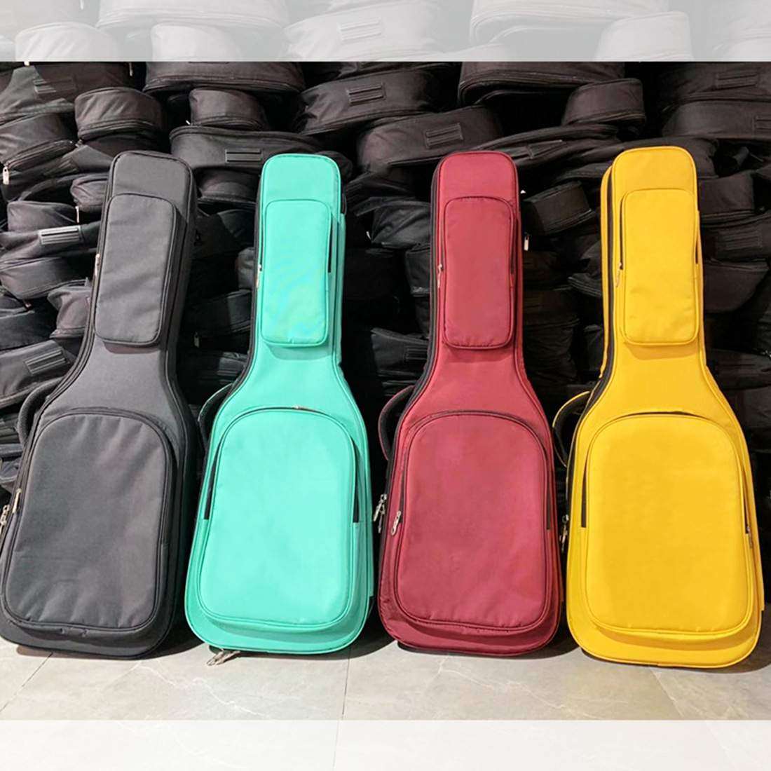 加棉加厚双肩吉他包25mm珍珠棉电吉他琴包背包吉他保护套袋乐器包