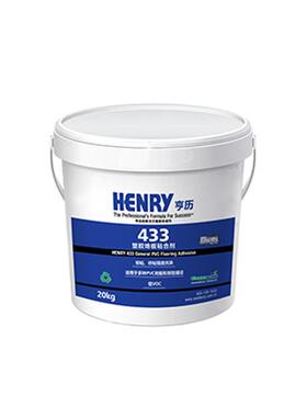 HEN亨RY历433塑胶地板粘K合2剂卷材PVC地板pvc地板胶水0G