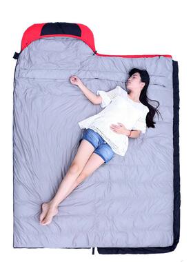 现货EVP羽绒睡袋外秋冬单人拼户接超轻午睡休保暖绒袋12鸭00G