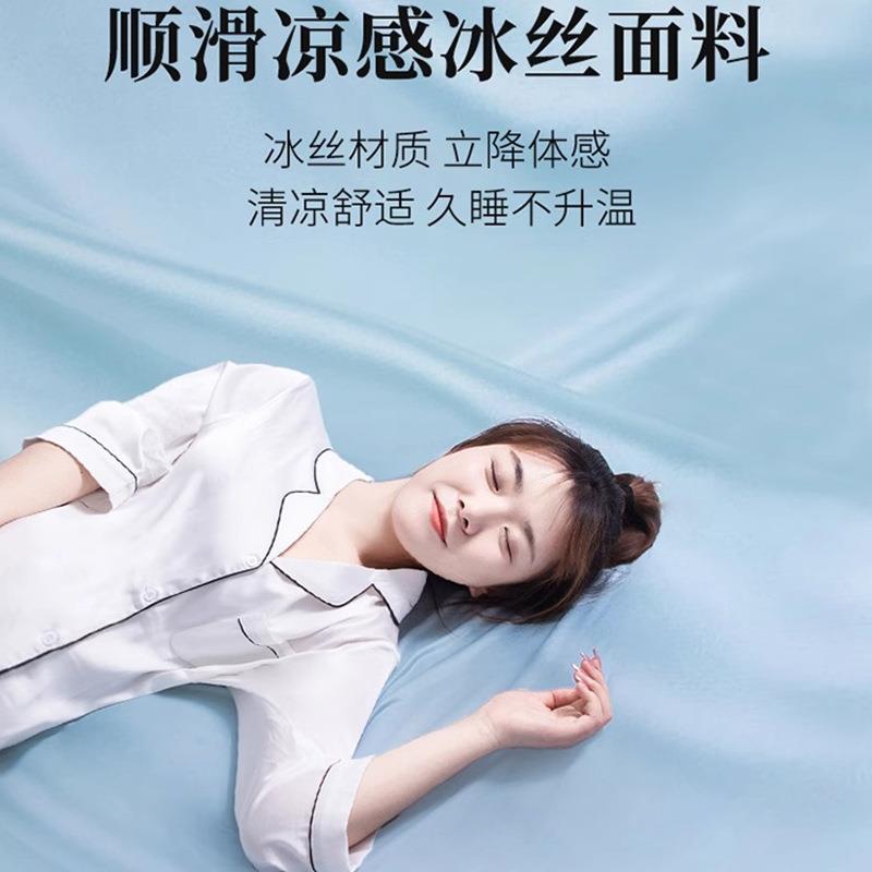 丝玩偶抱枕男生睡觉dx1s1ggq冰夹腿可拆洗条趴睡夏侧睡神器长天冰