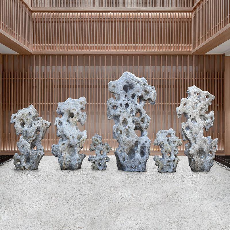 双面仿真太湖假山造景观摆件中落地户石外66944装饰观式景庭院花