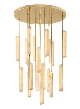 轩灯RH复式楼梯航PWY灯云美石长吊简约旋转楼梯间灯式别墅客厅灯