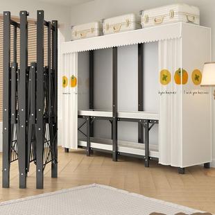 免EWA安装 折叠衣柜家卧室简易布衣柜实耐柜用出租房用用结衣橱钢