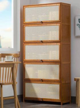 餐边柜墙置NWU物架用厨房收纳柜碗柜收餐具柜子储纳物柜靠边柜橱