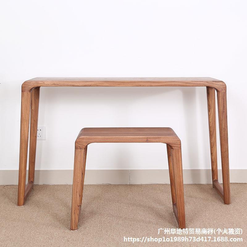 经专业古琴桌凳实木古278琴桌琴书桌一体专用抄桌子桌桌椅老榆木