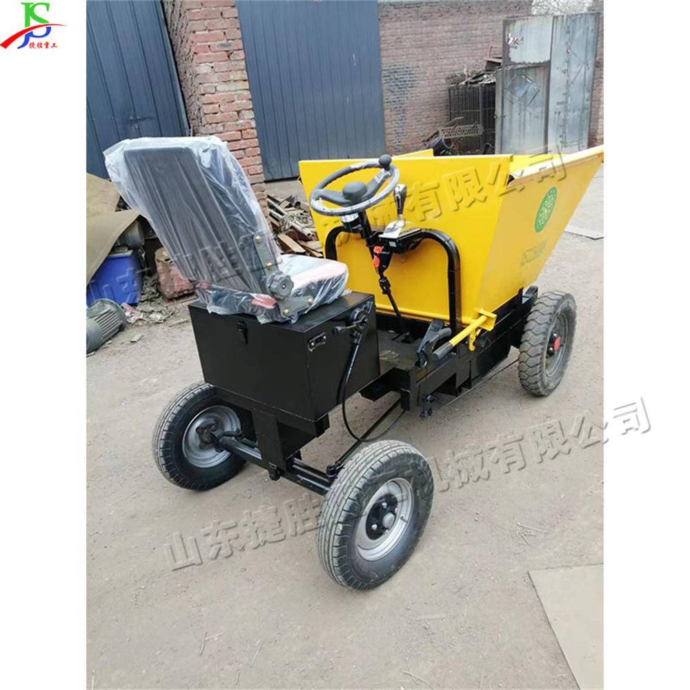 建筑工地电工轮车手推式搬运具车动座驾式三四驱工程装785卸车