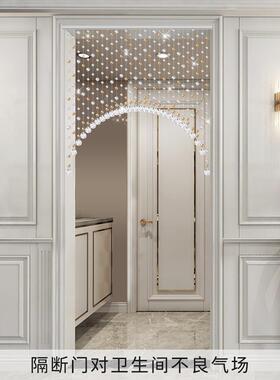 水晶珠帘门帘过道室卫卧生间隔断打客餐厅轻奢装饰吊帘帘挂LPJ子