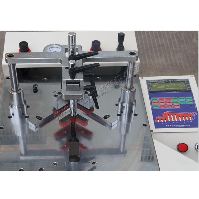 包数控钉角机十字绣画动装饰相框钉角设备qk-djj-1自台式实木线条