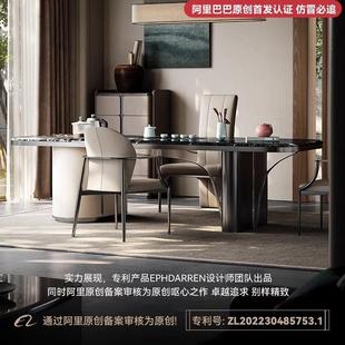 晶石茶桌办公现代茶台桌一室体书两用意式 微KSD轻奢大理石茶桌