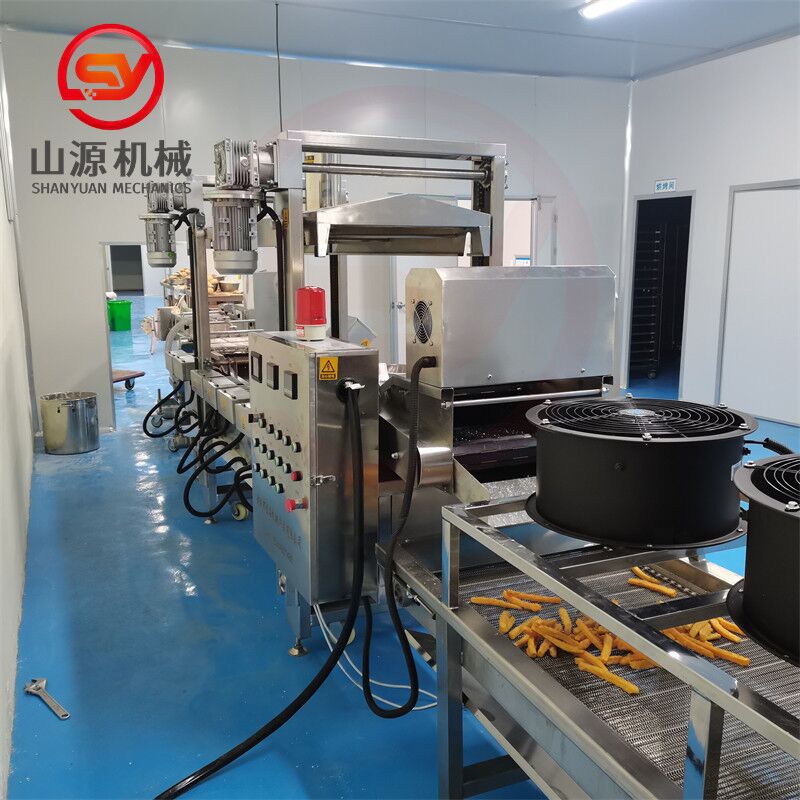 鲜切地瓜条复合油炸生产线