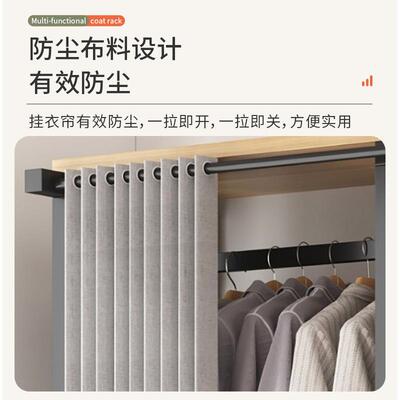 柜用钢架结构简易组装布衣柜家用衣卧室结实衣耐碳钢小户型收纳柜