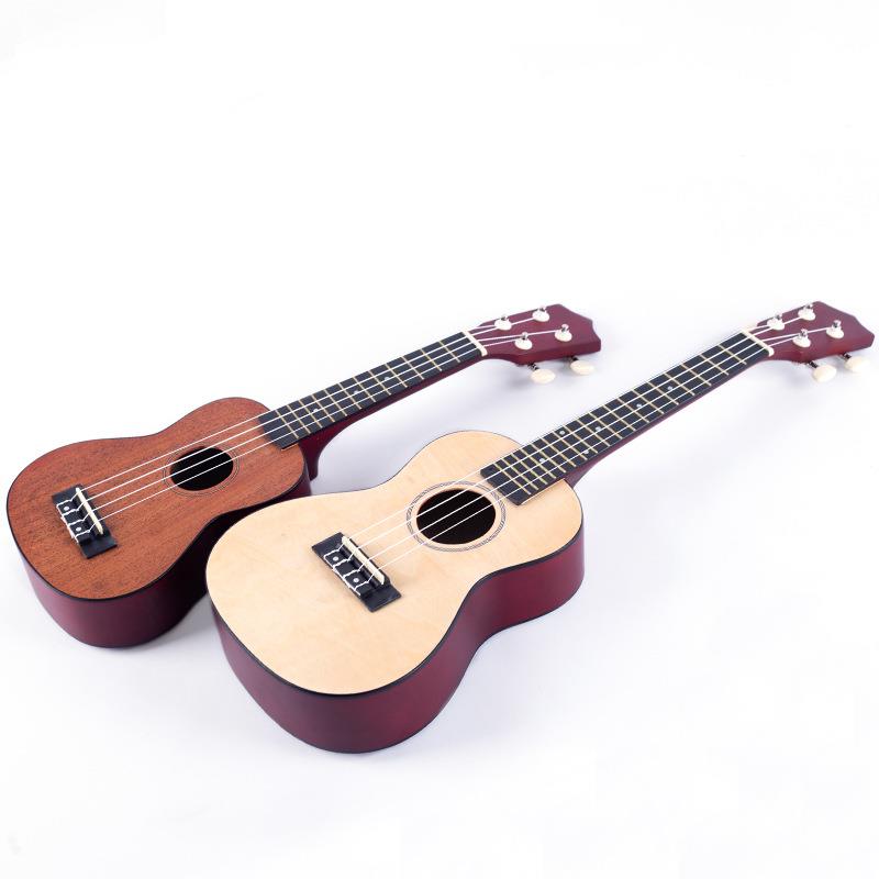 彩色3寸克尤里里2吉他ukulele椴木可弹弦奏儿童UK-23乐器四琴小吉