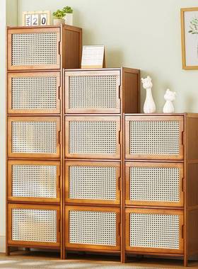 书柜327CHMZW架柜现代简约带门防尘格子柜组合立柜柜储物置窄物书