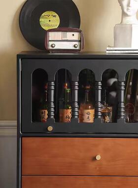 复古斗实木床厅尾法式收20250219纳客抽小柜户型卧室边柜储物屉五